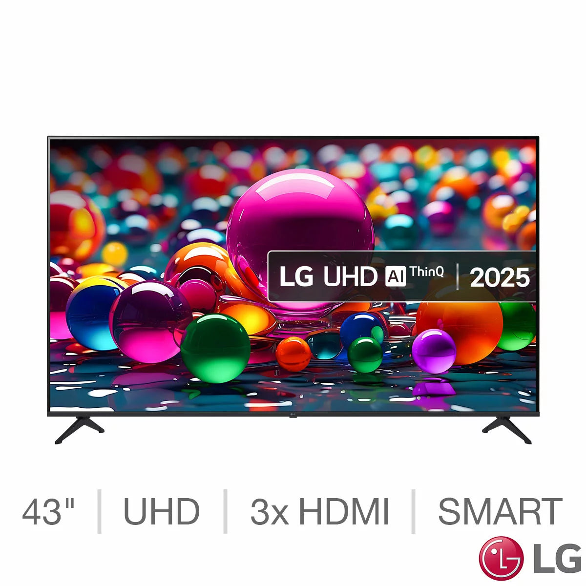 LG 43 Inch 43UA75006LA | 4K UHD LED HDR webOS 25 Smart TV 2025