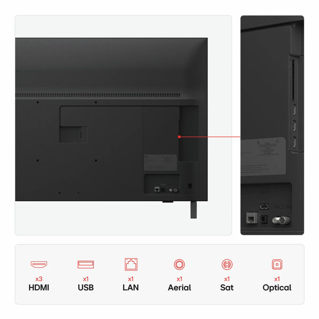 LG 43 Inch 43UA75006LA | 4K UHD LED HDR webOS 25 Smart TV 2025
