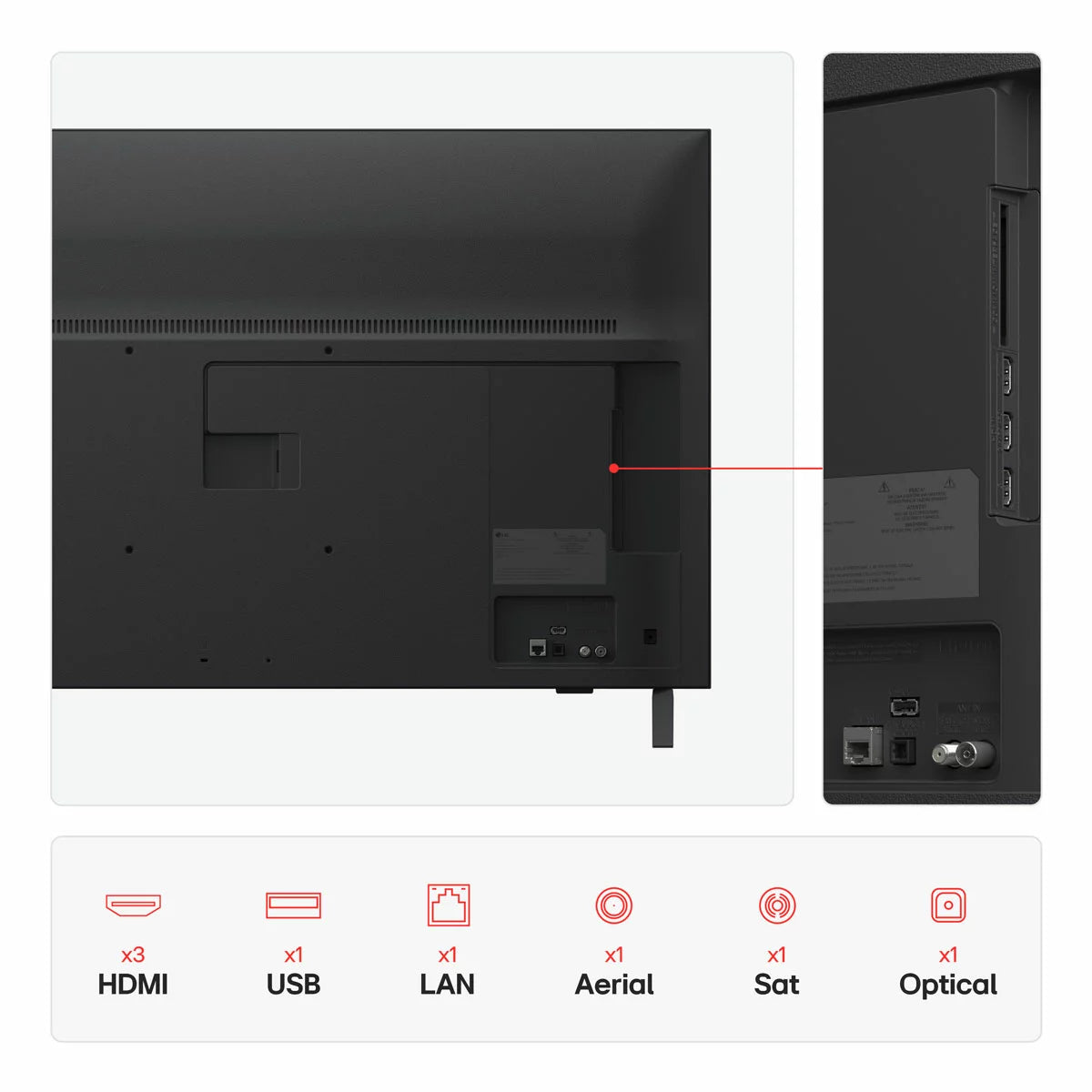 LG 43 Inch 43UA75006LA | 4K UHD LED HDR webOS 25 Smart TV 2025