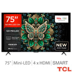 TCL 75 Inch 75C6K | Mini LED QLED 4K Smart Android TV
