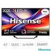 Hisense 43 Inch 43A7QTUK | 4K QLED Dolby Vision Dolby Atmos Smart TV