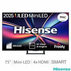 Hisense 75 Inch 75E8QTUK | Mini LED QLED 4K Smart VIDAA TV