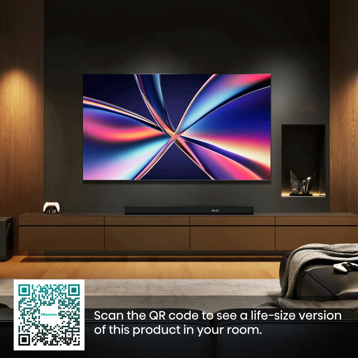 Hisense 75 Inch 75E8QTUK | Mini LED QLED 4K Smart VIDAA TV