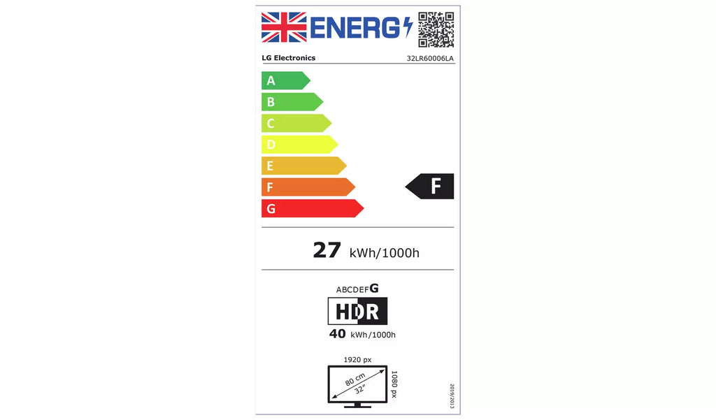 LG 32 Inch 32LR60006LA | Full HD HDR LED Freeview Play Smart TV 2024