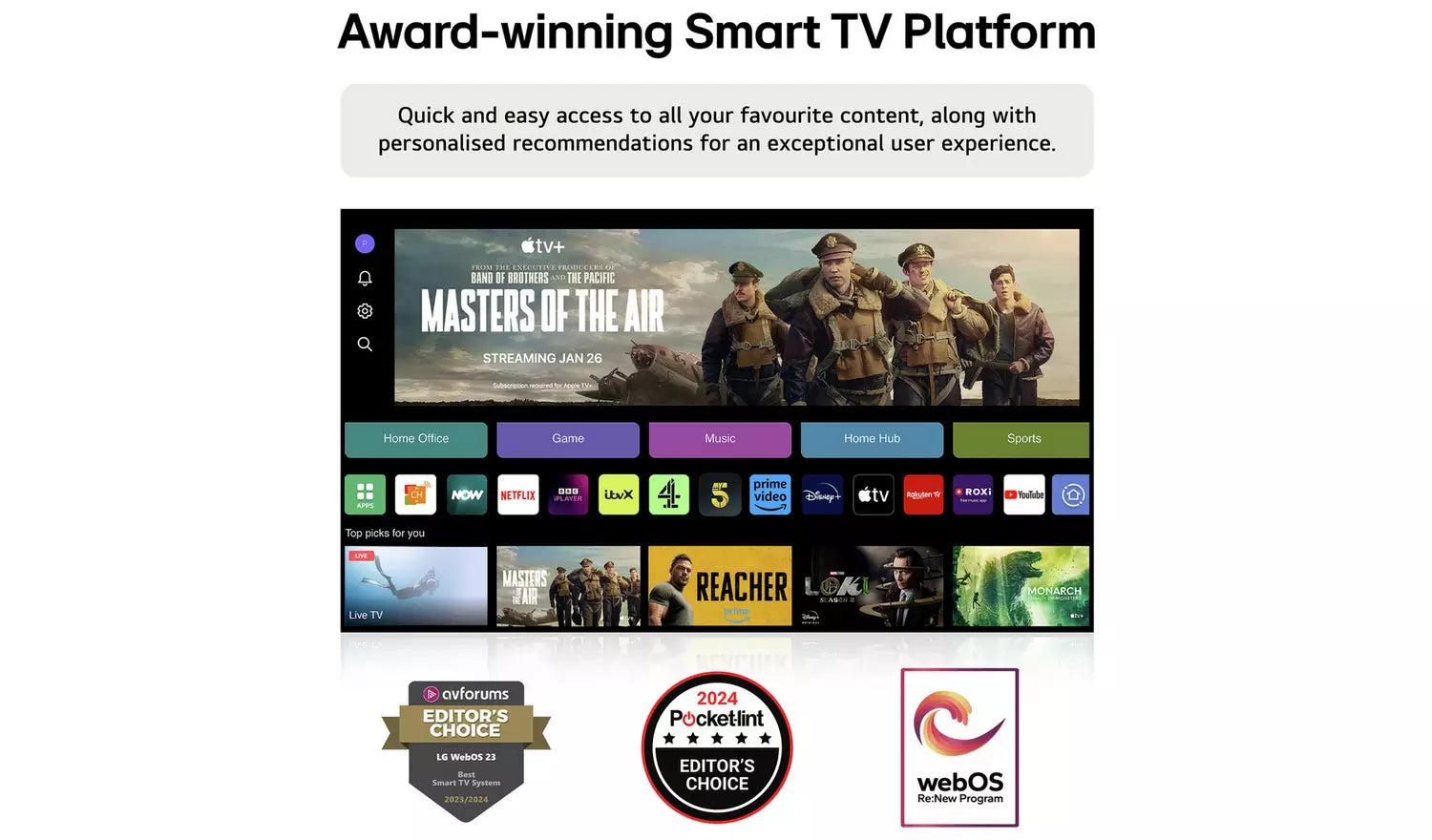 LG 32 Inch 32LR60006LA | Full HD HDR LED Freeview Play Smart TV 2024