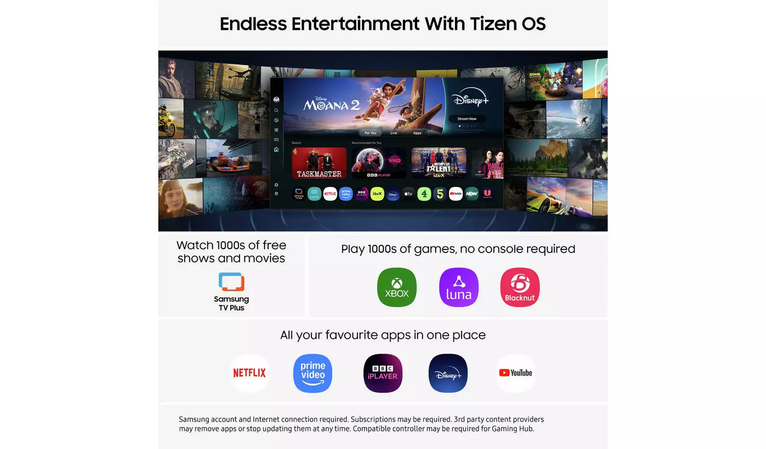 Samsung 32 Inch UE32F6000FKXXU | Smart Full HD HDR LED TV 2025