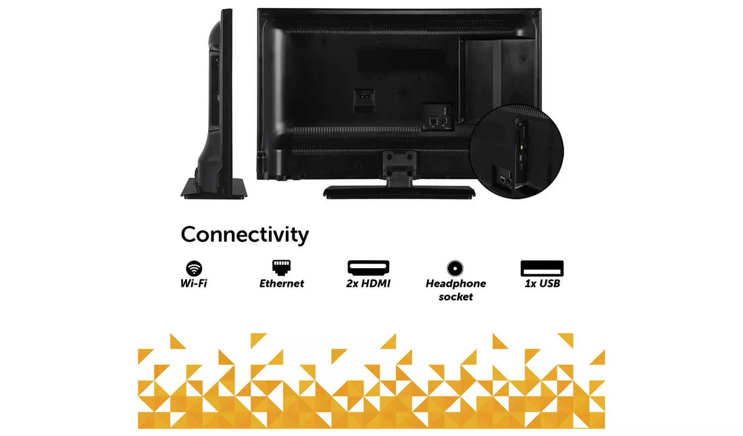 Bush 24 Inch 24HT25CB | HD Ready HDR LED Freely TiVo Smart TV 2025