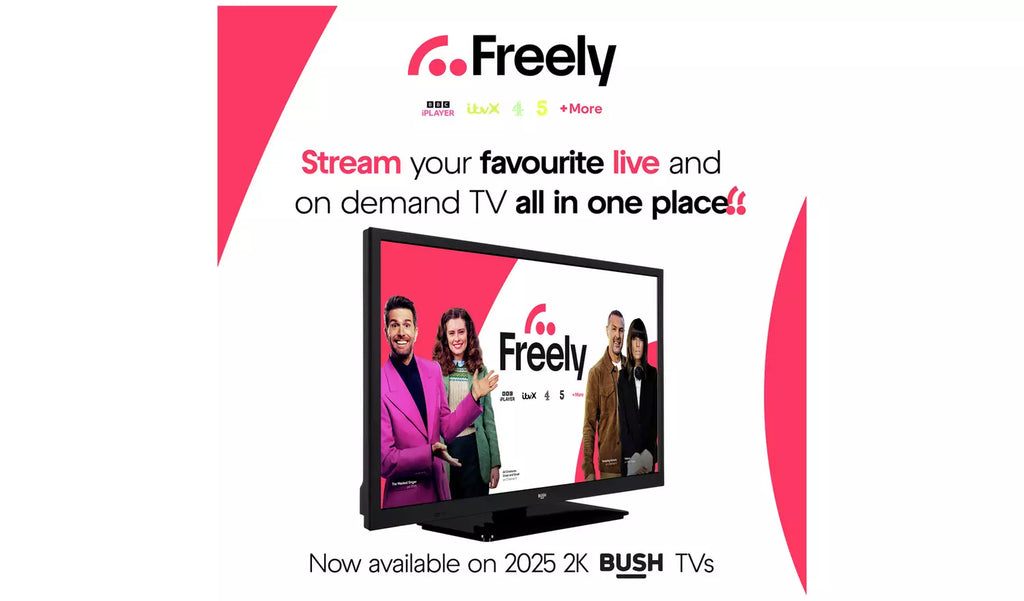 Bush 24 Inch 24HT25CB | HD Ready HDR LED Freely TiVo Smart TV 2025