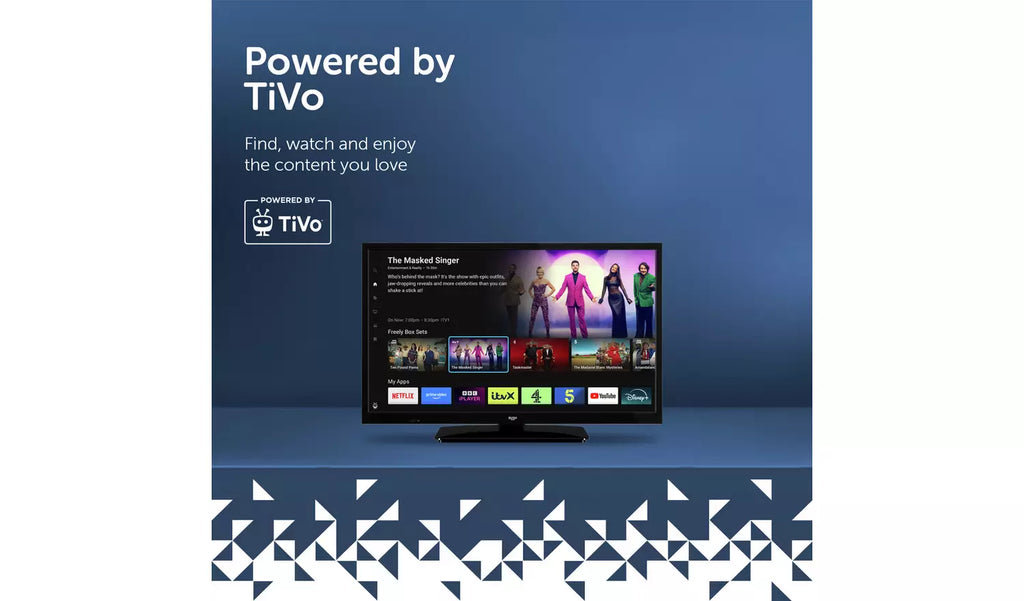 Bush 24 Inch 24HT25CB | HD Ready HDR LED Freely TiVo Smart TV 2025