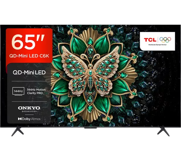 TCL 65C6K 65 inch Mini LED 4K TV